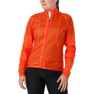 Giro Wind Jas oranje Maat L