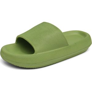 Geweo Badslippers Dame/Heren - Slippers - Waterdicht - Zwembad - Groen - Maat 3839