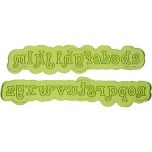Marvelous Molds Silicone Mal - Swirly Lowercase Flexabet™