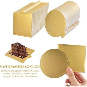 200 stuks herbruikbare taartonderzetters - mini mousse taartbord - papieren taartplateau - cupcake dessert display - taartborden - dienblad