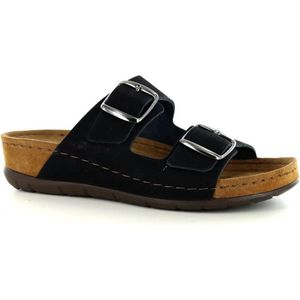 Rohde | 5856 / 90 | Dames slipper | Zwart nubuck | Maat 39