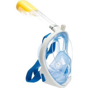 Snorkelmasker Blauw S/M - Full Face duikbril masker met snorkel (small/medium)