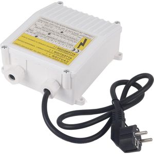 Pompbesturingsbox met warmteonderbreker voor diepe fonteindompelpompen - betrouwbare pompbesturingsbox voor huishoudelijk gebruik - eenvoudige installatie (1500 W) .