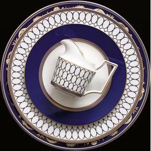 Wedgwood Theekop + Schotel Renaissance Gold