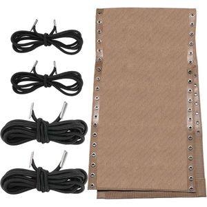 Vervangende Stof voor Zero Gravity Stoel - Opvouwbare Lounge Stoel Reparatie Kit - Kaki Outdoor Stoel Doek met Touw - Geschikt voor Antizwaartekracht en Camping Stoelen