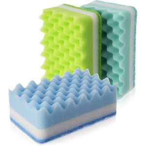 Schuurspons 3 stuks - Scrub Spons - Schuursponsjes - Schuursponzen - Sponzen