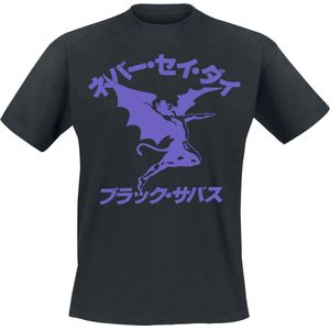 Black Sabbath Demon Japan T-shirt zwart XL Katoen Heren - Band merch, Bands