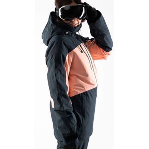 Ten Eighty BARB-T Dames Wintersportjas Zwart XL - Ski Jas - Snowboardjas - Gevoerde Jas