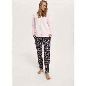 Italian Fashion LEONIA dames pyjama lange broek en mouwen M