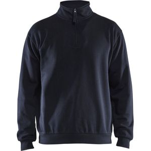 Blaklader Sweatshirt met halve rits 3587-1169 - Donker marineblauw - 5XL