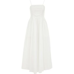 WE Fashion Dames jurk met plooidetail