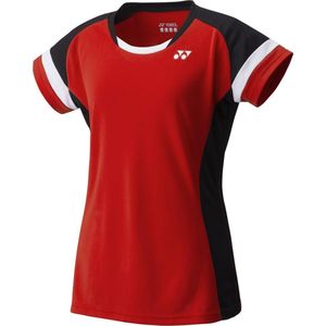 Yonex Sportshirt Team Yw0001ex Dames Rood Maat Xs