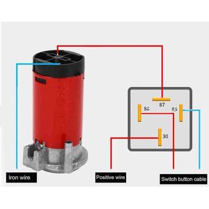 12V Luchthoorn Compressor 105115db Auto Hoorn Luchtpomp Compressor Motor