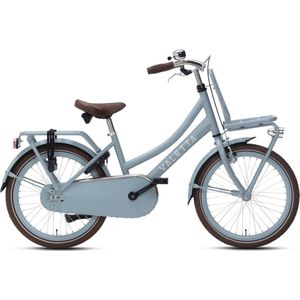 Valetta Cargo - Transportfiets - Meisjesfiets - 20 inch - Mat Blauw