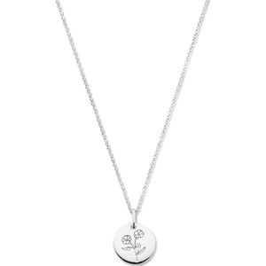 Violet Hamden Venus Dames Geboortebloem sieraden/Ketting Zilver - Zilver