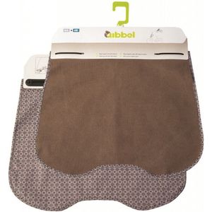 Qibbel Canvas Elements Q727 - Stylingset Windscherm - Faded Brown