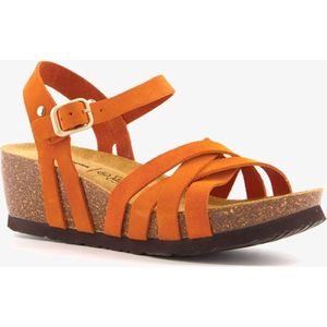 Hush Puppies Bio dames sandalen oranje - Maat 37 - Extra comfort - Memory Foam