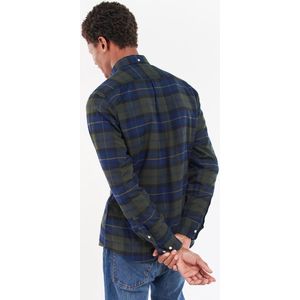 Barbour Kyeloch Overhemd Ruit Donkergroen - Maat XL - Heren - Overhemden Casual