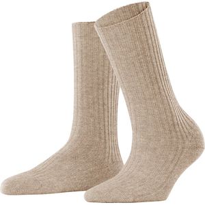 FALKE dames cosy wool boot sokken beige - 39-42