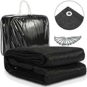 Voortent tapijt campingtapijt Voortenttapijt Zwart Tenttapijt campingdoek Tenttapijt - HDPE Tapijt - 250x350CM