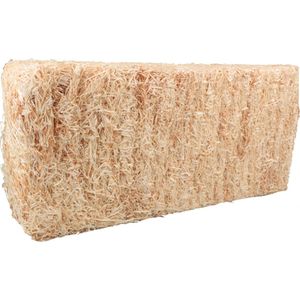 Houtwol opvulmateriaal - 25 kilo | Opvulmateriaal voor cadeau | Duurzaam vulmateriaal | Houtwol vulling wijnkist | Bruin