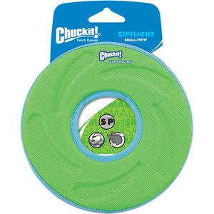Chuckit! Zipflight - Honden frisbee - Hondenspeelgoed - Drijvend - ø 15 cm - S - Groen