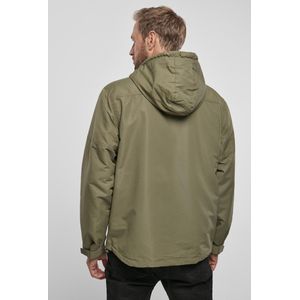 Heren - Mannen - Menswear - Jas - Jack - Goede kwaliteit - Modern - Streetwear - Urban - Casual - Windbreaker - Frontzip - Breaker olive