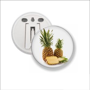 Button Met Clip - Ananas