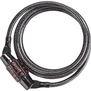 Kryptonite - Keeper 512 - Kabelslot - Zwart - Flexibel Staal - 120 cm