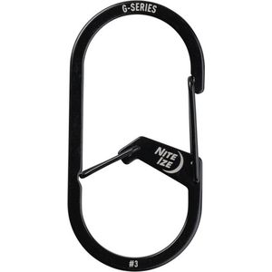 Nite Ize - G-Series Dual Carabiner - #3 - Zwart