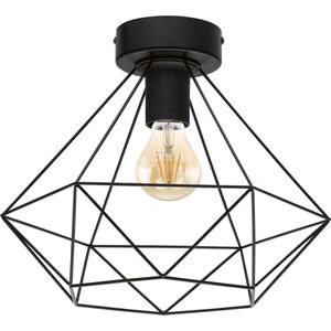 EGLO Tarbes Plafondlamp - E27 - Ø 32,5 cm - Zwart