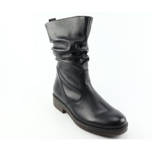 Gabor 703 Enkellaarsjes - Enkelboots met rits - Dames - Zwart - Maat 39