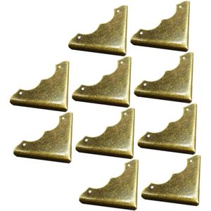 20 stuks gekleurde plakband vintage afdekking beschermende hoeken meubel tafeldecoratie veiligheidsbescherming antieke houten koffer hoekbescherming houten kast antiek koper.