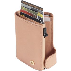 Tony Perotti Aluminium RFID portemonnee met papiergeld vak - Roze