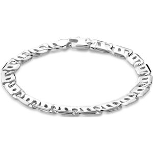Zilver Wit Armband 7,0 mm 1021892