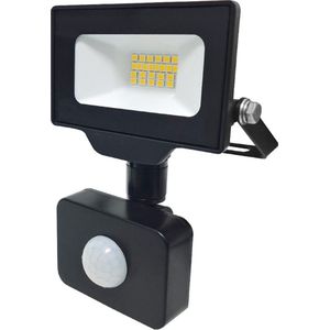 Noxion LED Breedstraler Beamy G3 10W 1100lm 100D - 830 Warm Wit | IP65 - Bewegings- En Lichtsensor - Symmetrisch.