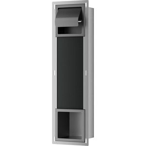 Xellanz Rocko Toiletrolhouder Met Klep En Reserverolhouder Inbouw