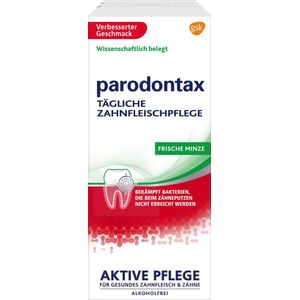 Parodontax Mondwater kauwgomverzorging verse munt, 300 ml