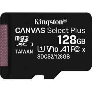 Kingston Canvas Go! Plus microSD 128GB – Zonder Adapter – Tot 170 MB/s – U3, V30 en A2 Prestaties