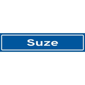 Fotofabriek Straatnaambord Suze | Straatnaambord met naam | Cadeau Suze