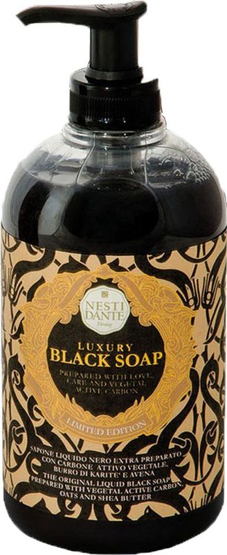 Nesti Dante Luxury Black Soap vloeibare handzeep 500 ml
