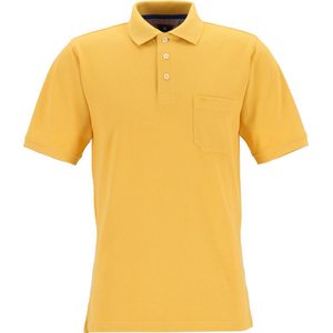 Redmond regular fit poloshirt - geel - Maat: XL