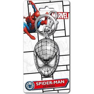 Spider-Man - Spider man Head Pewter Keychain