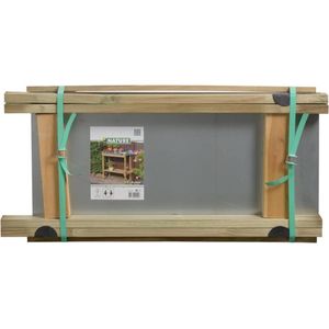 Nature - Oppottafel - H97 x 85 x 42cm - met een werkblad van zink