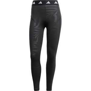 adidas Performance Techfit Printed 7/8 Legging - Dames - Zwart- L