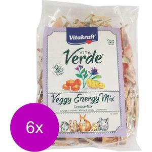 Vitakraft Vita Verde Nature Flakes - Knaagdiersnack - 6 x Groente 400 g