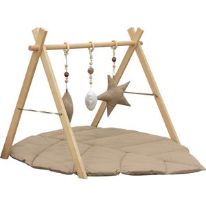 Mordesign Beige Baby Gym met Speelkleed D-19