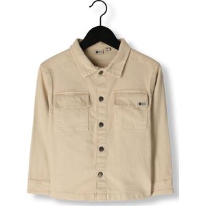 DAILY7 Shirt Jacket Twill Overhemden Jongens - Beige - Maat 110