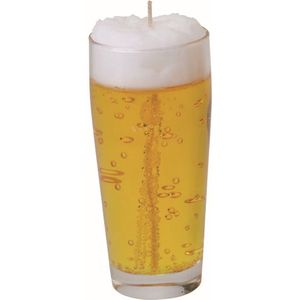 Bierglas gadget/kado Bierkaars - bier fluitje - H13 cm/D5 cm - Vaderdag/verjaardag