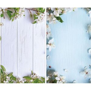 DW4Trading Dubbelzijdige Vinyl Achtergrond - Food en Product Fotografie - Backdrop - 87x57 cm - Bloemen